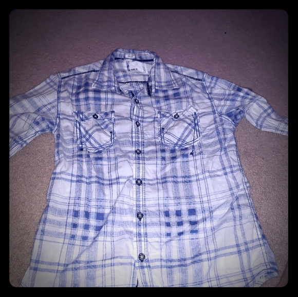 Buckle button down collared shirt. - Picture 1 of 2